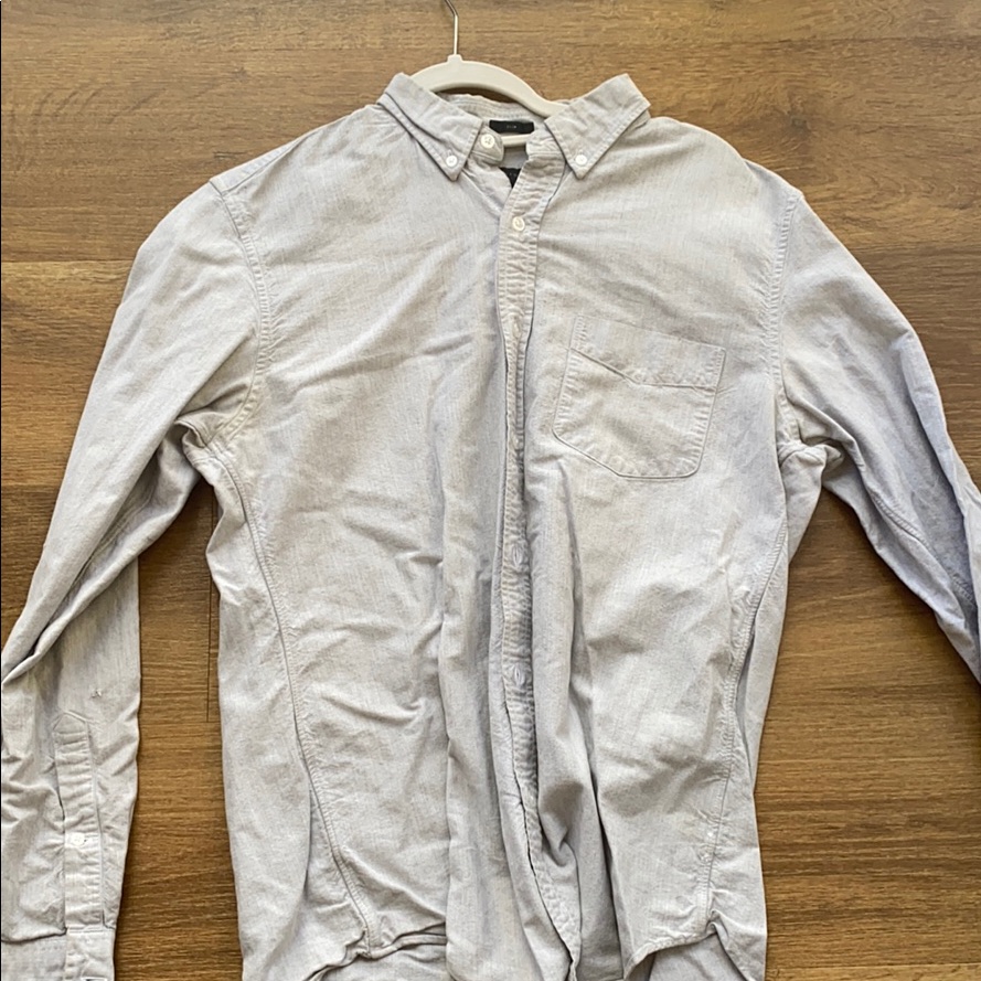 Jcrew Grey Button-Down